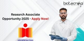 Research Associate Opportunity 2025 - Apply Now!