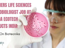 Freshers Microbiologist Job at Omega Ecotech Products India