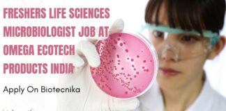 Freshers Microbiologist Job at Omega Ecotech Products India