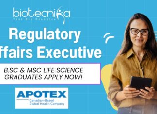Regulatory Affairs Executive Job at Apotex - Life Science Job in Mumbai - Apply Now!