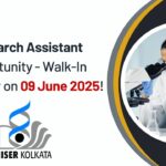 Research Assistant Opportunity - Walk-In Interview on 09 June 2025!