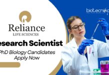 Reliance R&D Research Scientist Job | PhD Biology Candidates Apply Now.
