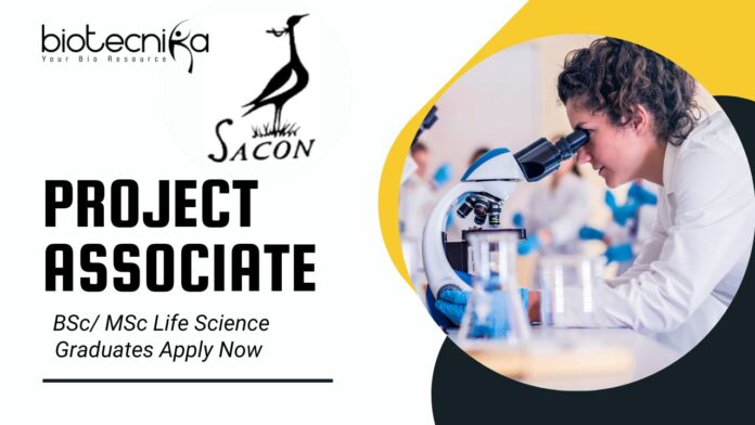 SACON Research Jobs 2025 - BSc/ MSc Life Science Graduates Apply Now 
