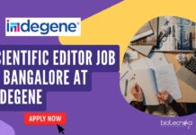 Scientific Editor Job in Bangalore at Indegene – Apply Now Scientific Editor Job in Bangalore at Indegene