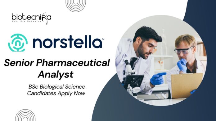 Senior Pharmaceutical Analyst Job at Norstella l BSc Biological Science Candidates Apply Now