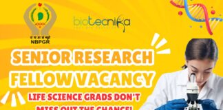 Senior Research Fellow Vacancy NBPGR Delhi Apply Today