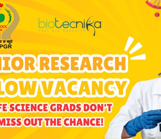 Senior Research Fellow Vacancy NBPGR Delhi Apply Today