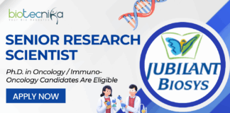 Senior Scientist Job – Immuno-Oncology, Bengaluru