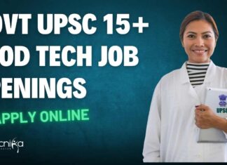 UPSC Food Technology Job 2025