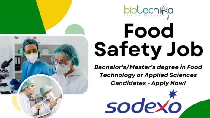 Sodexo Regional HSE Executive Job – Food Safety Role in Delhi