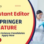 Springer Nature Assistant Editor Job | MSc Life Science Candidates Apply Now