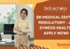 Sr Medical Editor Regulatory - at Syneos Health