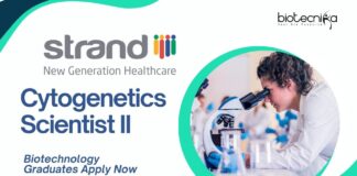 Cytogenetics Scientist II Job Role at Strand Life Sciences | Biotechnology Graduates Apply Now