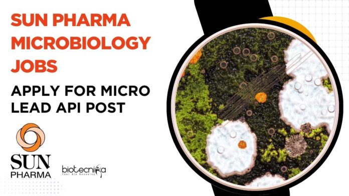 Sun Pharma Microbiology Jobs