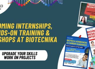 Upcoming Biotech & Life Science Internships
