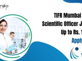 TIFR Mumbai Biology Scientific Officer Job