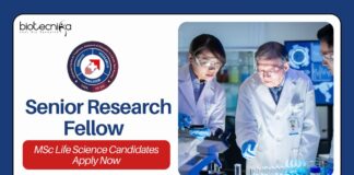 TMC Senior Research Fellow Job – MSc Life Science Candidates Apply Now