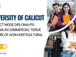University of Calicut Project Mode Diploma