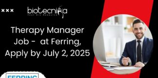 Therapy Manager Job - at Ferring