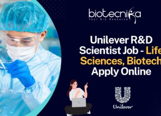 Unilever R&D Scientist Job - Life Sciences, Biotech