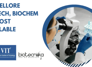 VIT Vellore Biotech Biochem JRF