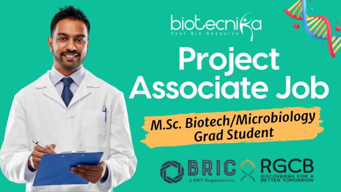 Virology Research Job at RGCB Apply by June 30, 2025