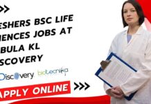 Freshers BSc Life Sciences Jobs at Nebula KL Discovery