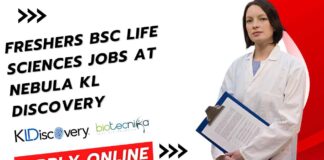 Freshers BSc Life Sciences Jobs at Nebula KL Discovery