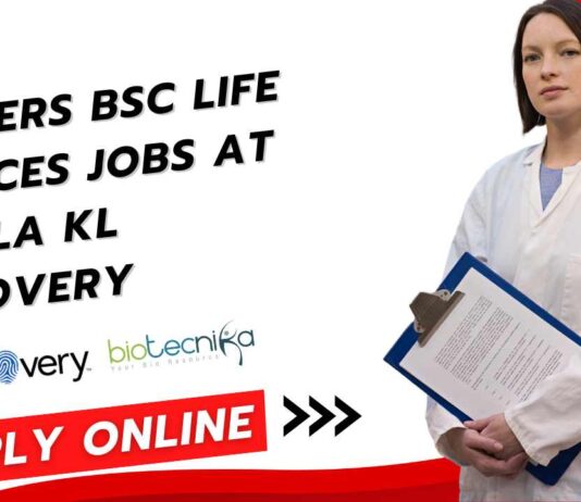 Freshers BSc Life Sciences Jobs at Nebula KL Discovery