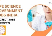 Life Science Government Jobs India
