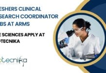 Freshers Clinical Research Jobs at ARMS