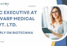 QC Executive at Rivarp Medical Pvt. Ltd