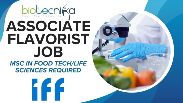Associate Flavorist Job at IFF Gurugram – Apply Now!