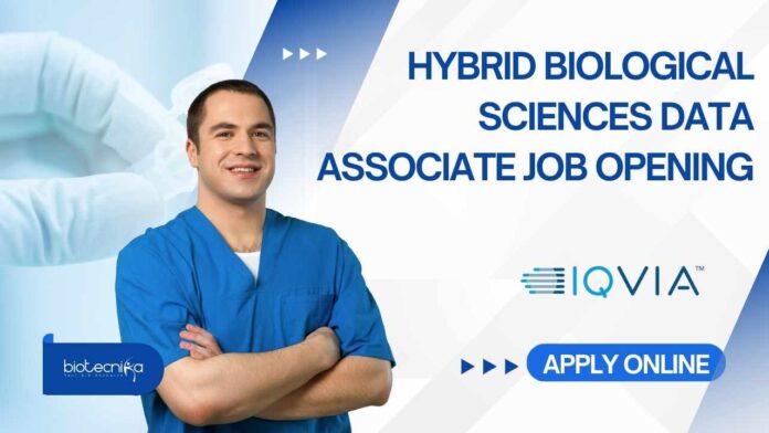 Hybrid Biological Sciences Data Associate Job
