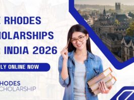 Rhodes Scholarships India 2026 - Apply Online