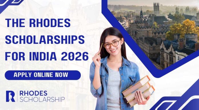 Rhodes Scholarships India 2026 - Apply Online