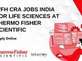 WFH CRA Jobs India For Life Sciences