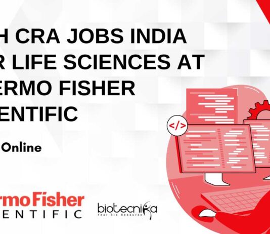 WFH CRA Jobs India For Life Sciences