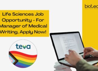 Life Sciences Job Opportunity - For Manager of Medical Writing, Apply Now!