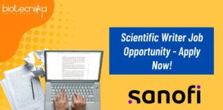 Scientific Writer Job Opportunity - Apply Now!