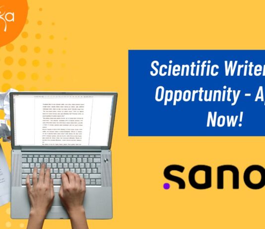 Scientific Writer Job Opportunity - Apply Now!