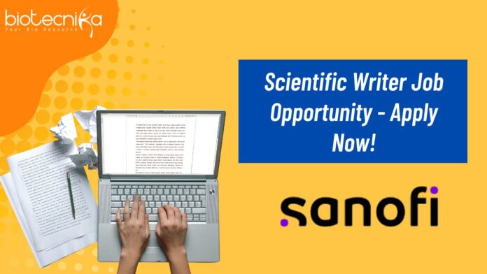 Scientific Writer Job Opportunity - Apply Now!