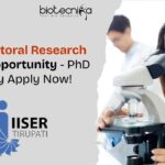 PhD Biology Job at IISER Tirupati - Apply Now for PDRF!