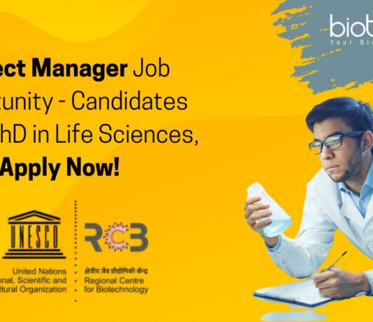 Project Manager Job Opportunity - Candidates with a PhD in Life Sciences, Apply Now!