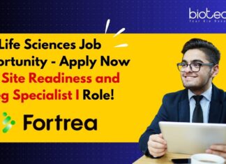 Life Sciences Job Opportunity - Apply Now for Site Readiness and Reg Specialist I Role!