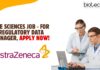 Life Sciences Job - For Regulatory Data Manager, Apply Now!