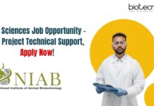 Life Sciences Job Opportunity - For Project Technical Support, Apply Now!