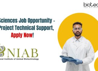 Life Sciences Job Opportunity - For Project Technical Support, Apply Now!