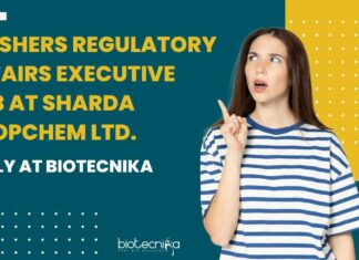 Freshers Regulatory Affairs Job at Sharda Cropchem Ltd