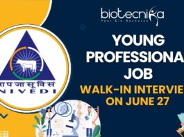Young Professional Job at ICAR-NIVEDI Walk-in Interview on June 27